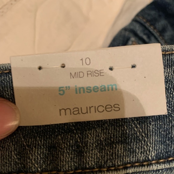 NWT Mid Rise Jean Shorts - Picture 9 of 10